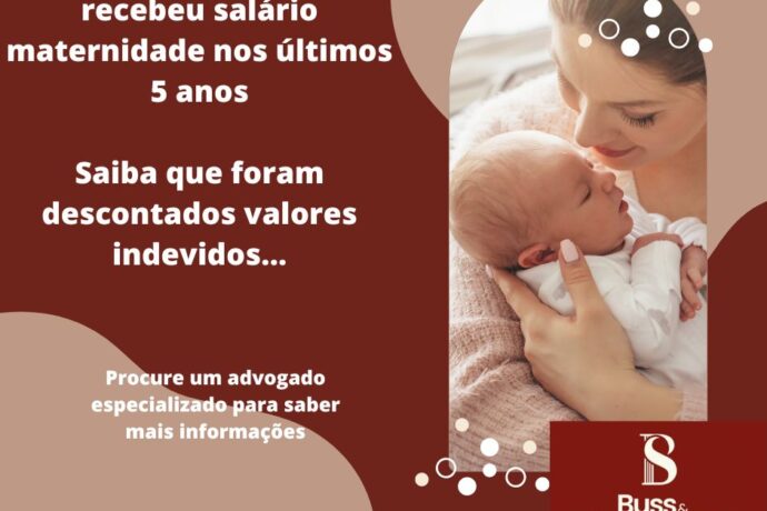 Descontos no salário-maternidade